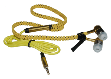 Zipp hörlurar Gula - 3.5 mm utttag