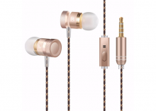 Oarie hörlurar Guld - 3.5 mm utttag