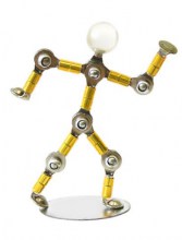 Acrobots - magnetfigur - Gul