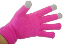 iFingervante - vante för iPhone mörkrosa