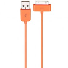 iPhone 4 synk- och laddkabel orange