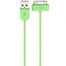 iPhone 4 synk- och laddkabel grön