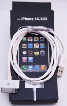 iPhone USB synk- och laddkabel